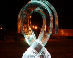 Ledus skulptras Jelgav